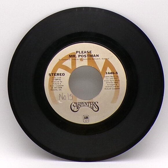 Please Mr. Postman/This Masquerade by The Carpenters 45 - Picture 3 of 6